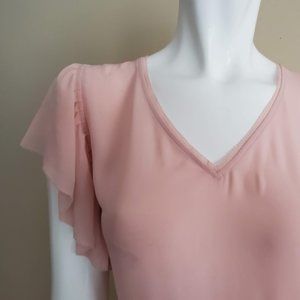 RW&CO Flutter Sleeve Blouse